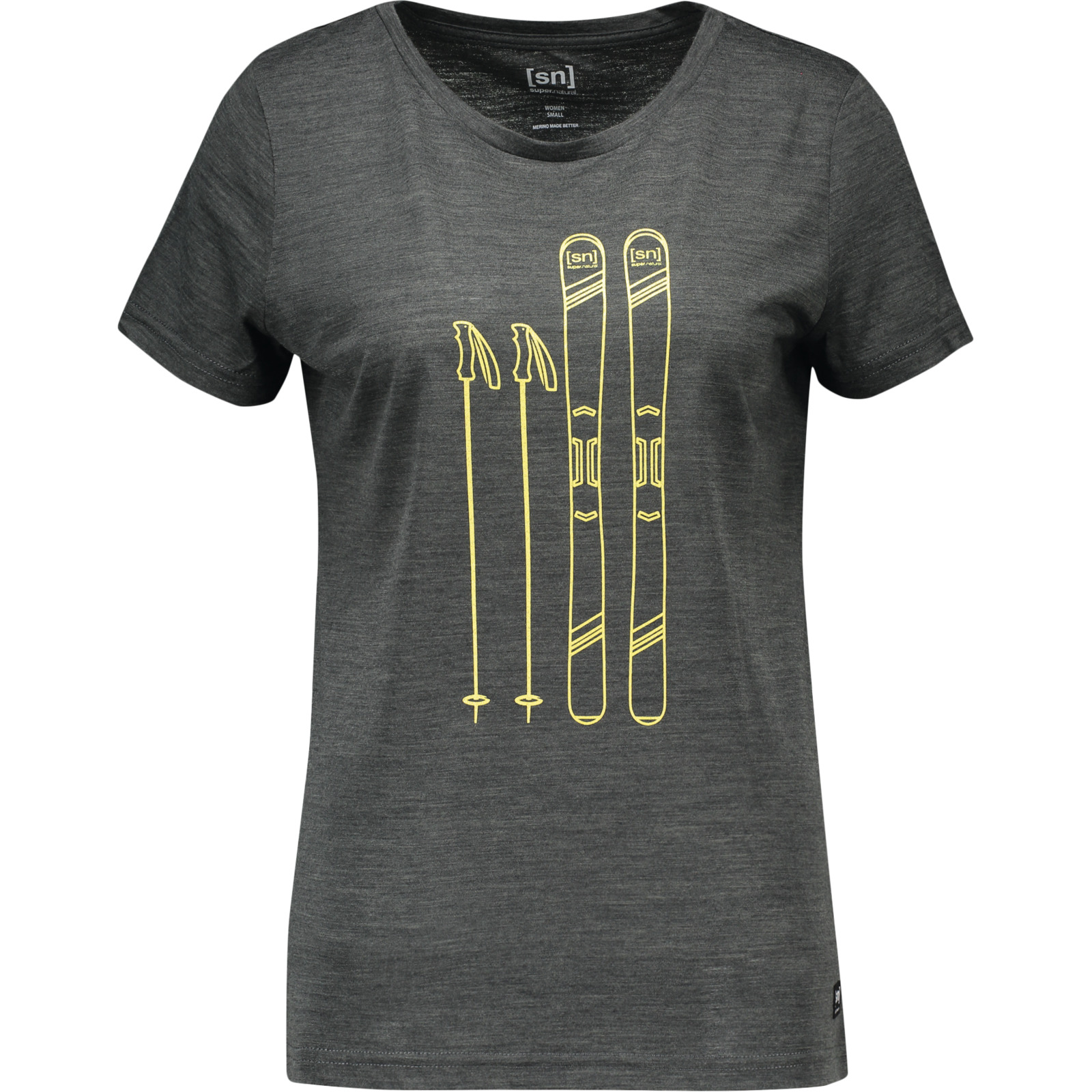 SN Skiing Tee Da, bordeaux, L