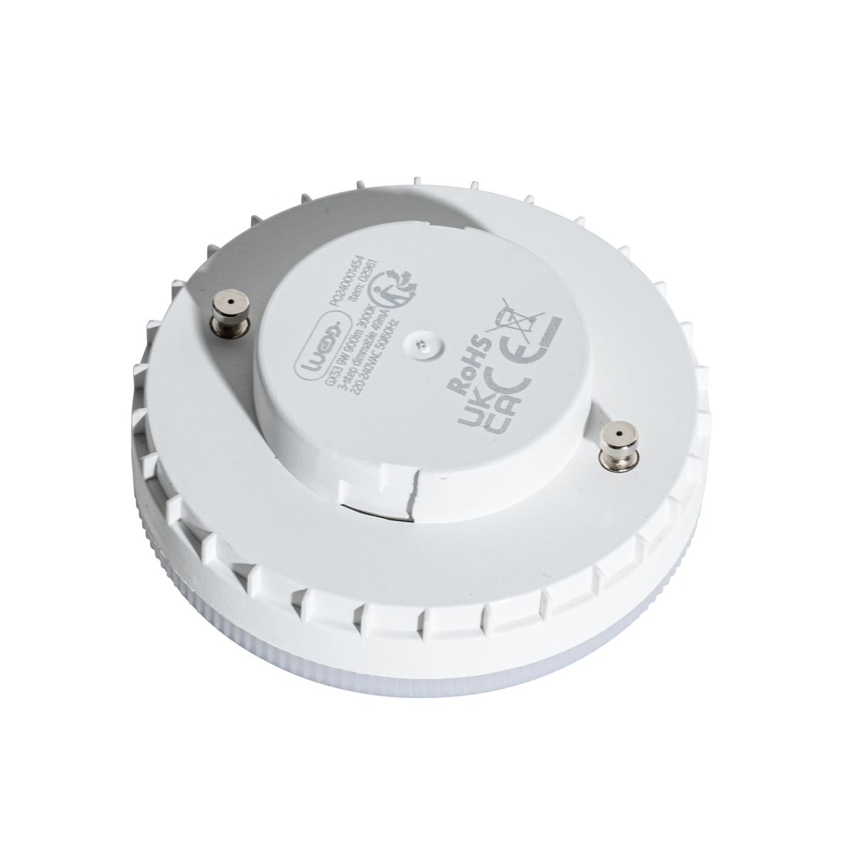 GX53 3-staps dimbare LED lamp 9W 900 lm 3000K