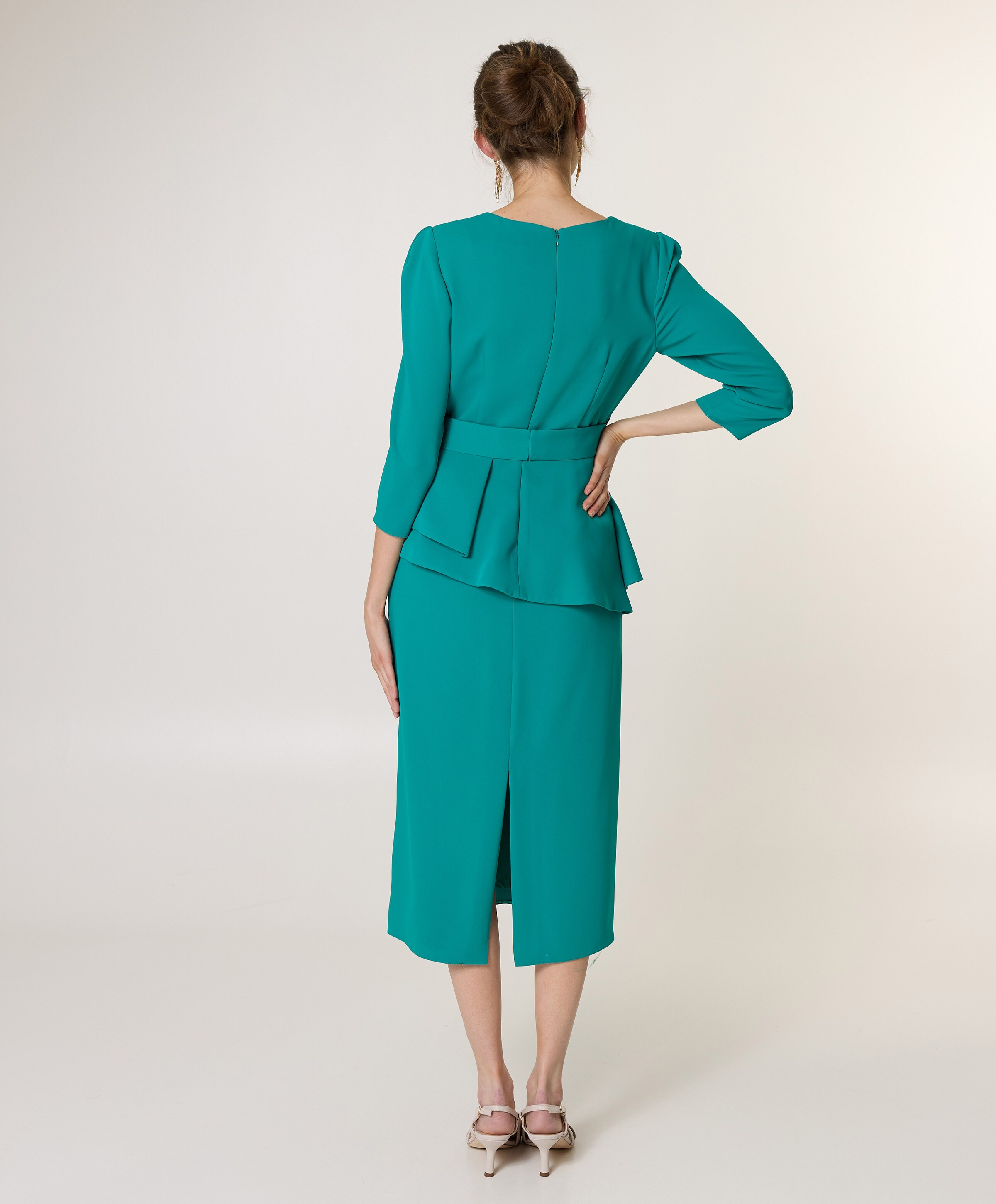 Sonia Peña Dames jurk groen