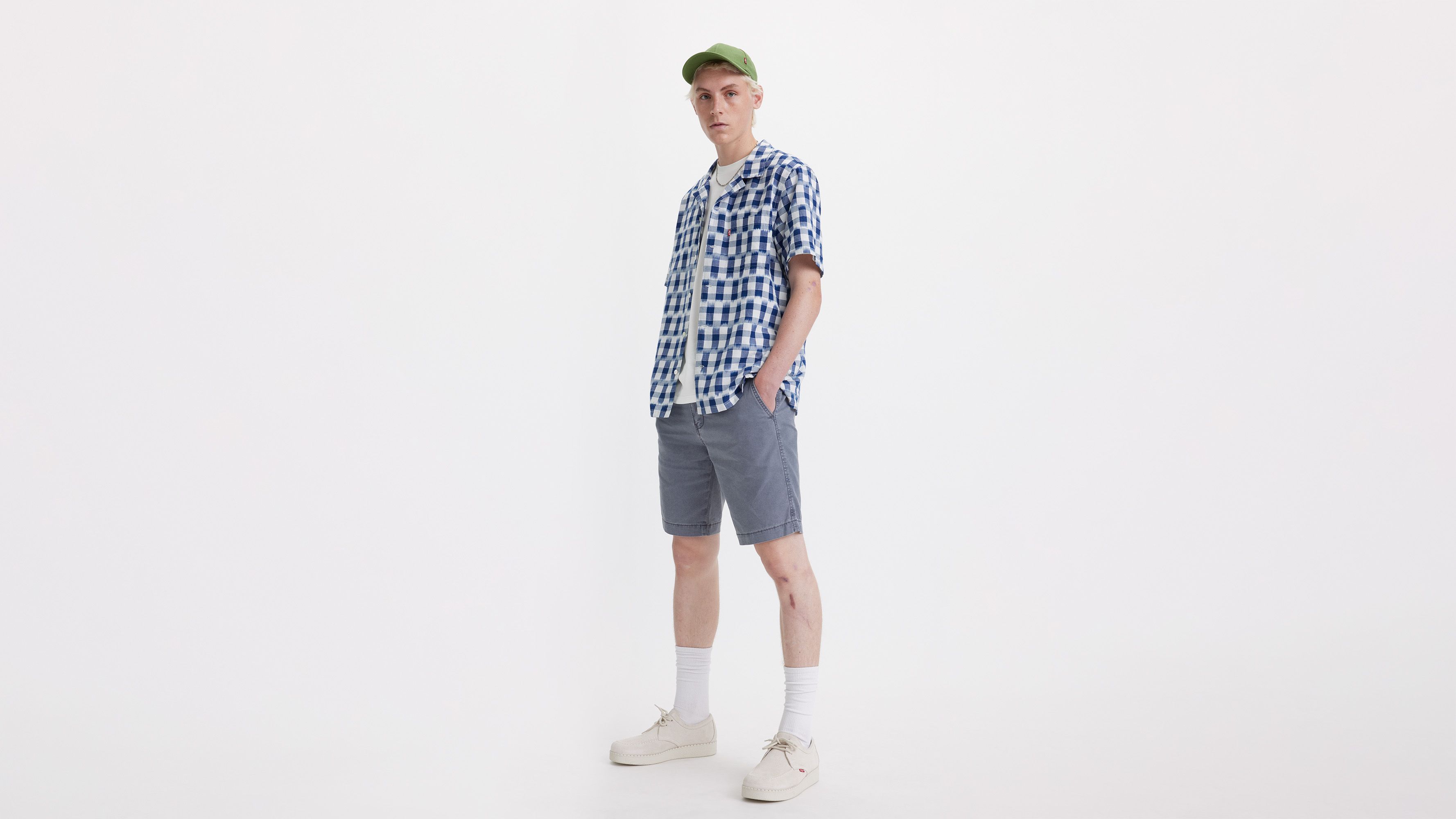 Short XX chino Standard fuselé - Periscope Stretch Canvas - Gris