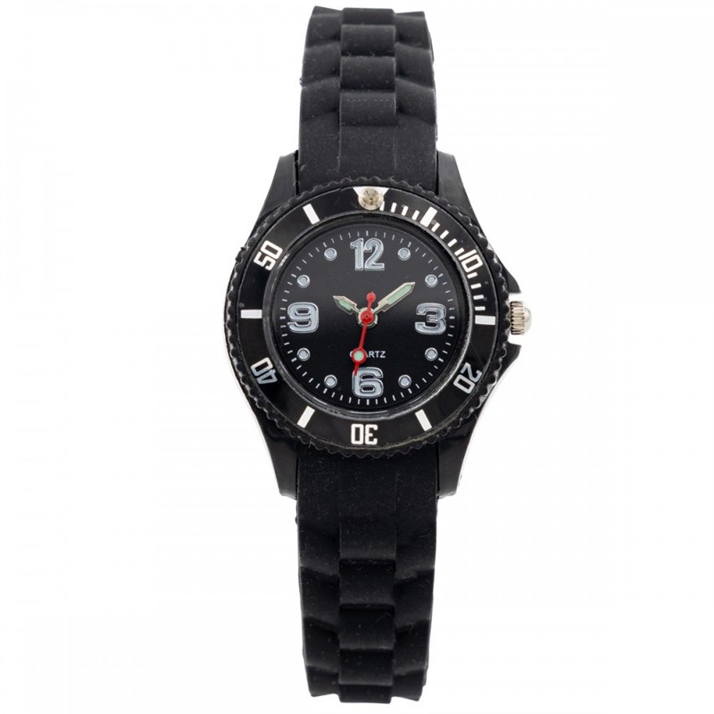 Montre Unisexe CHTIME bracelet Silicone Noir