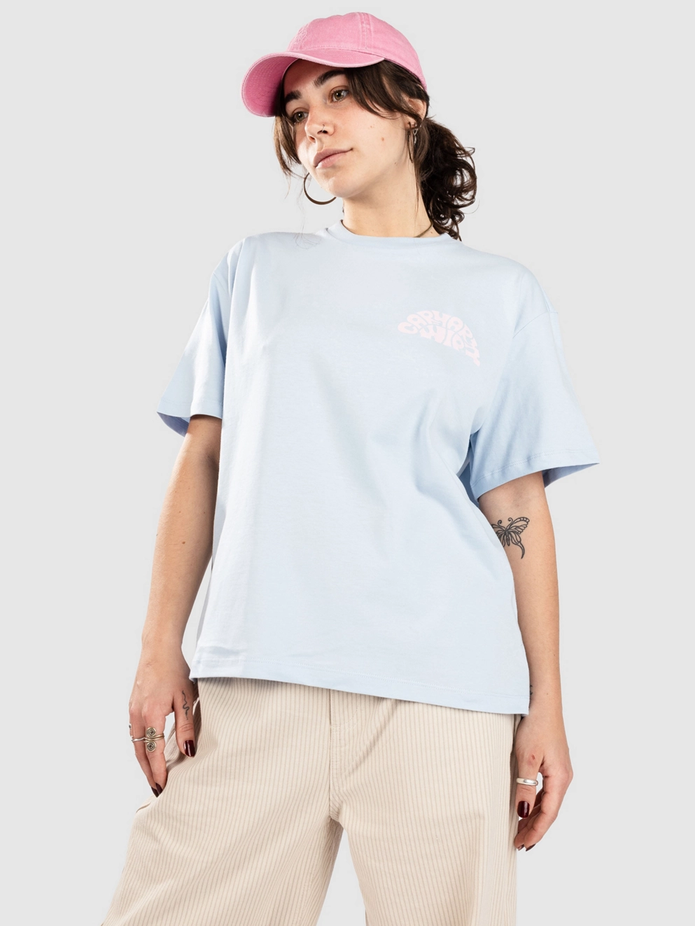Carhartt WIP Jazzy T-Shirt air sky/air pink