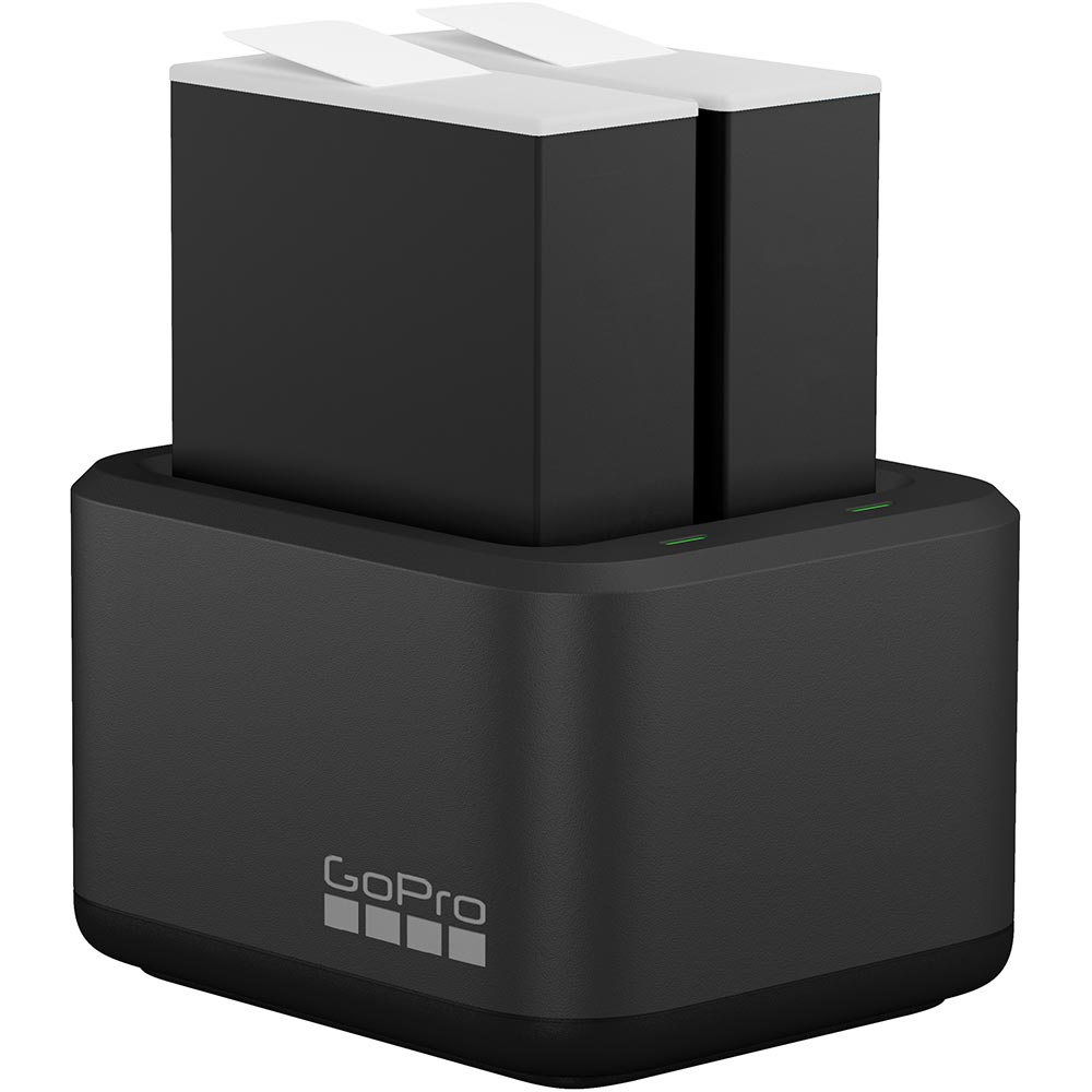 GoPro - Chargeur double + 2 batteries Enduro