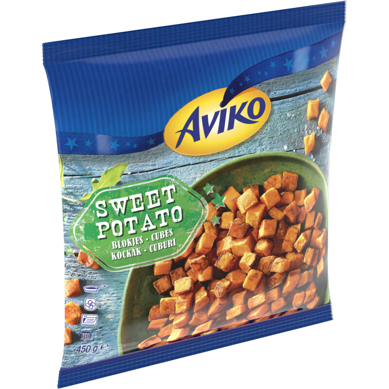 Aviko Zoete aardappel blokjes