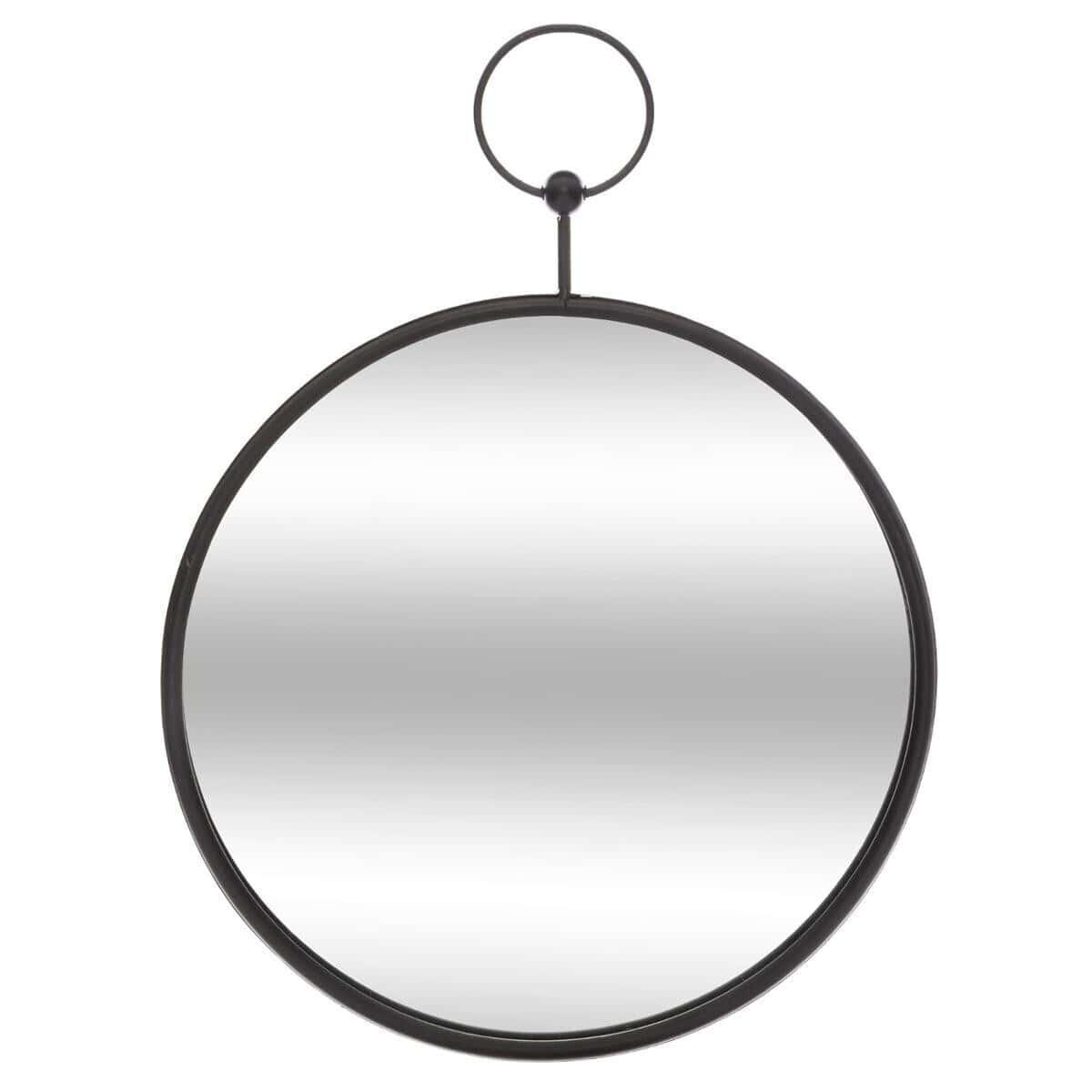 MIROIR METAL GOUSSET D.30CM
