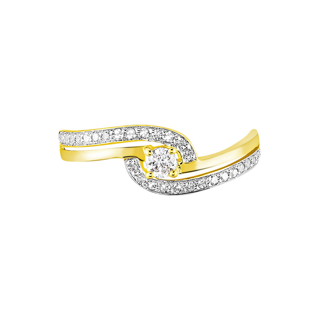 Bague Solitaire Vassilissa Or Jaune Diamant