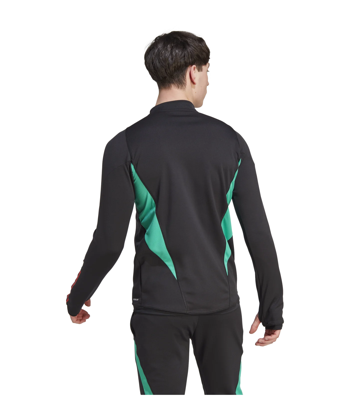 adidas Manchester United HalfZip Sweatshirt Schwarz