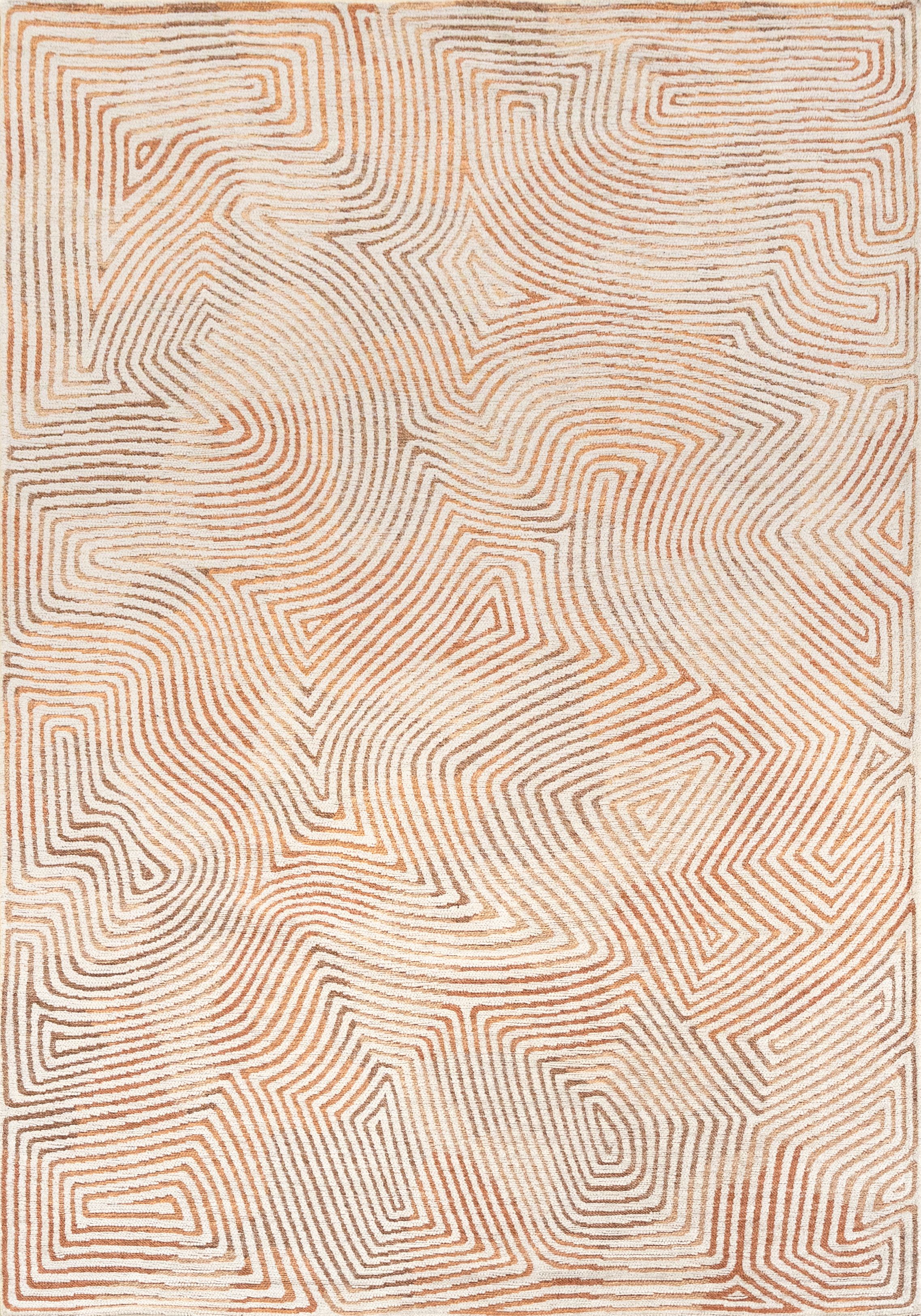 Vloerkleed Indian Sand 9800 Coral  | Louis de Poortere