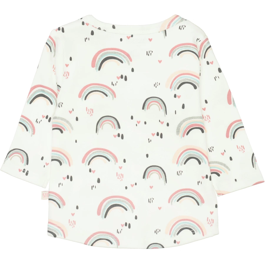STACCATO Shirt offwhite gemustert