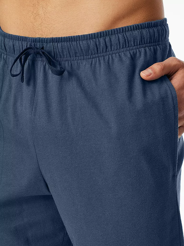 SCHIESSER Pyjama Hose MIX + RELAX blau