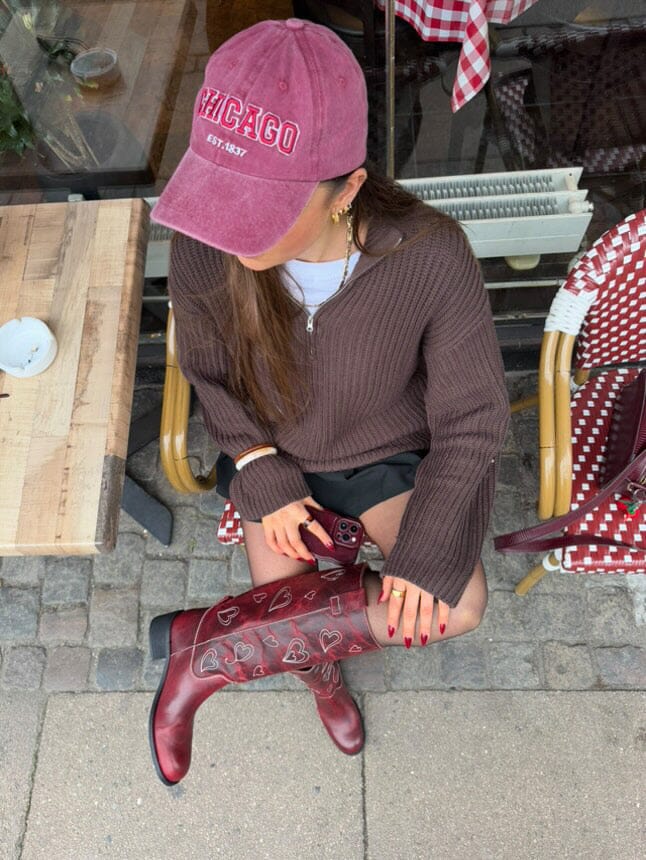 Phenumb Copenhagen Heartscape Long H wine red