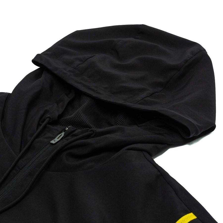 Dortmund Veste Avant-Match Woven Anthem - Noir/Faster Yellow