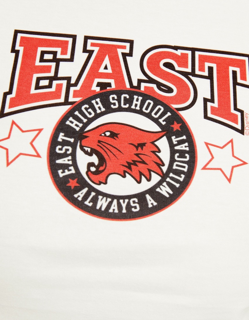 Camiseta de manga comprida com estampa de High School Musical