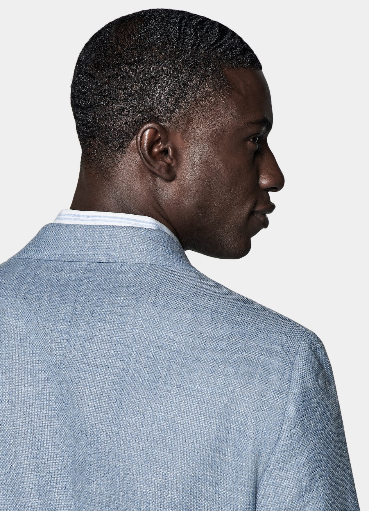 Blazer Havana coupe Tailored bleu clair