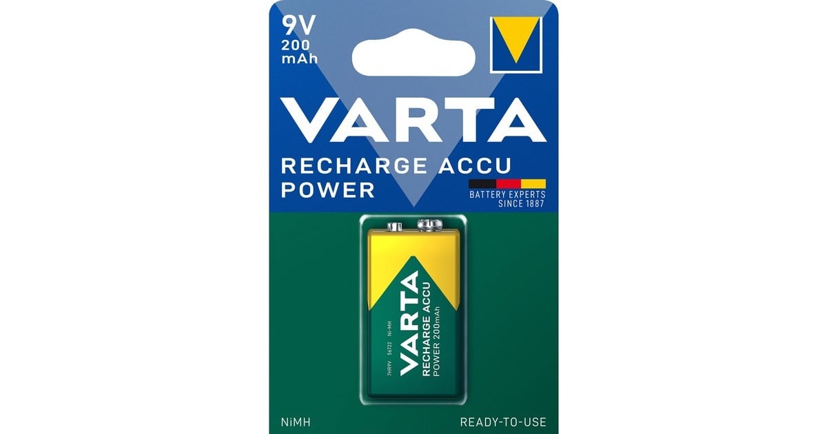 VARTADirect Energy E-Block (9-Volt) oplaadbare batterij