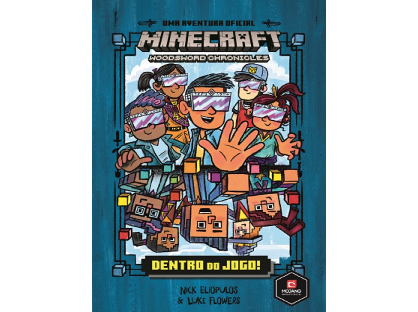 LIVRO MINECRAFT Nº1 DENTRO DO JOGO!