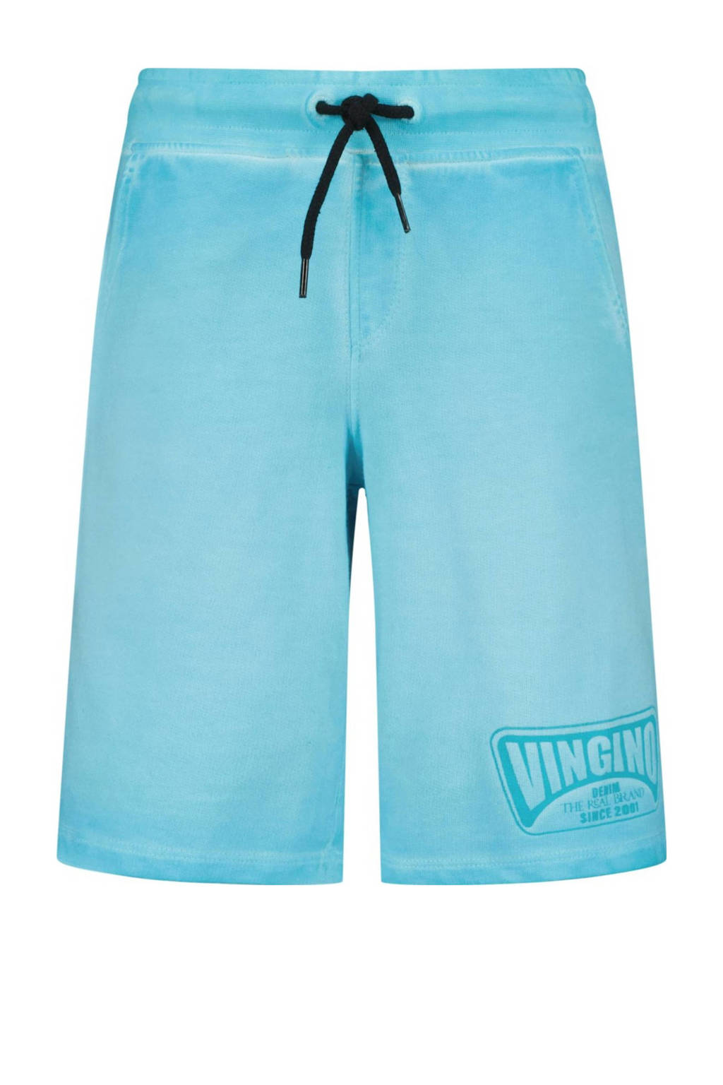 Vingino sweatshort Rames met logo aquablauw
