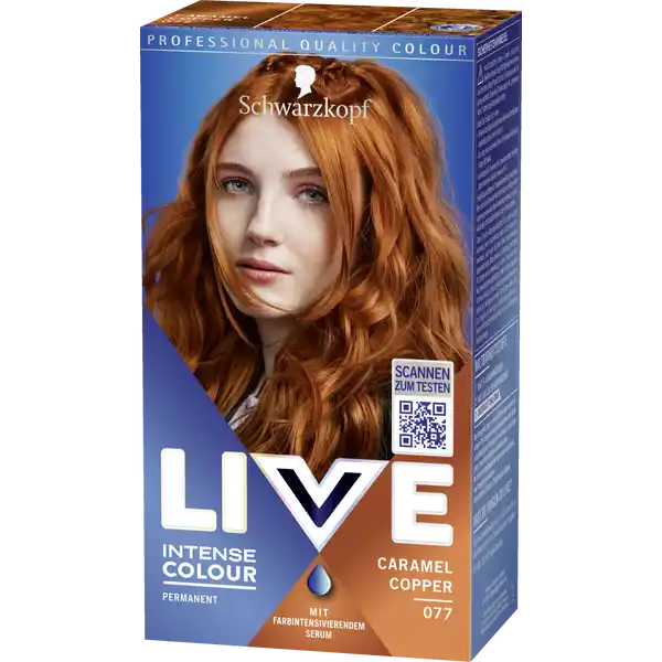 Intense Colour Haarfarbe 077 Caramel Copper