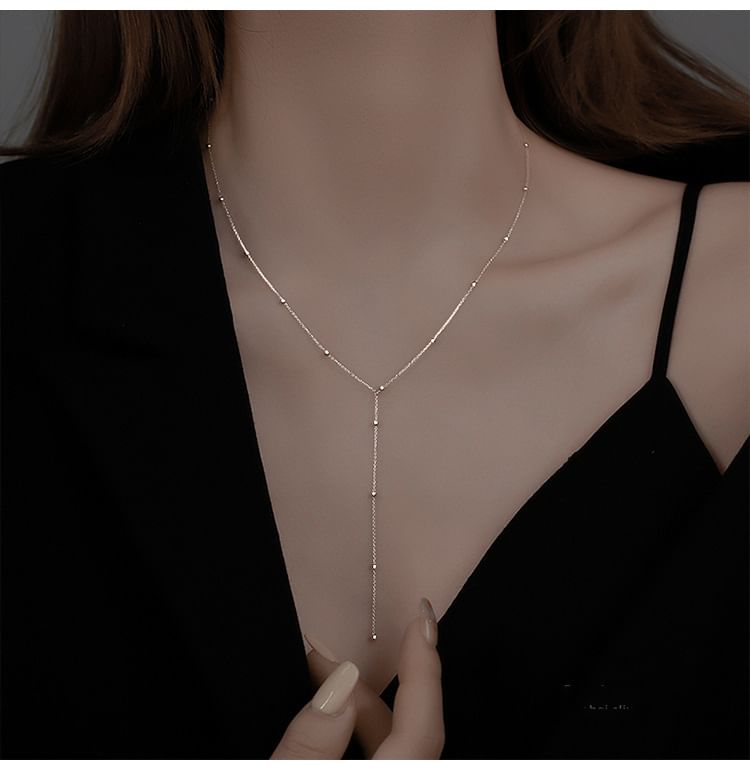 Gaya - 925 Sterling Zilveren Lariat Ketting
