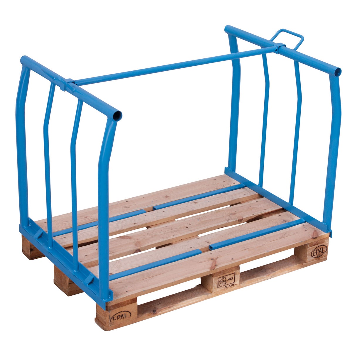 VARIOfit palletopzetrand type 66 van staal, afmetingen 1200x1000mm, hoogte 1200mm