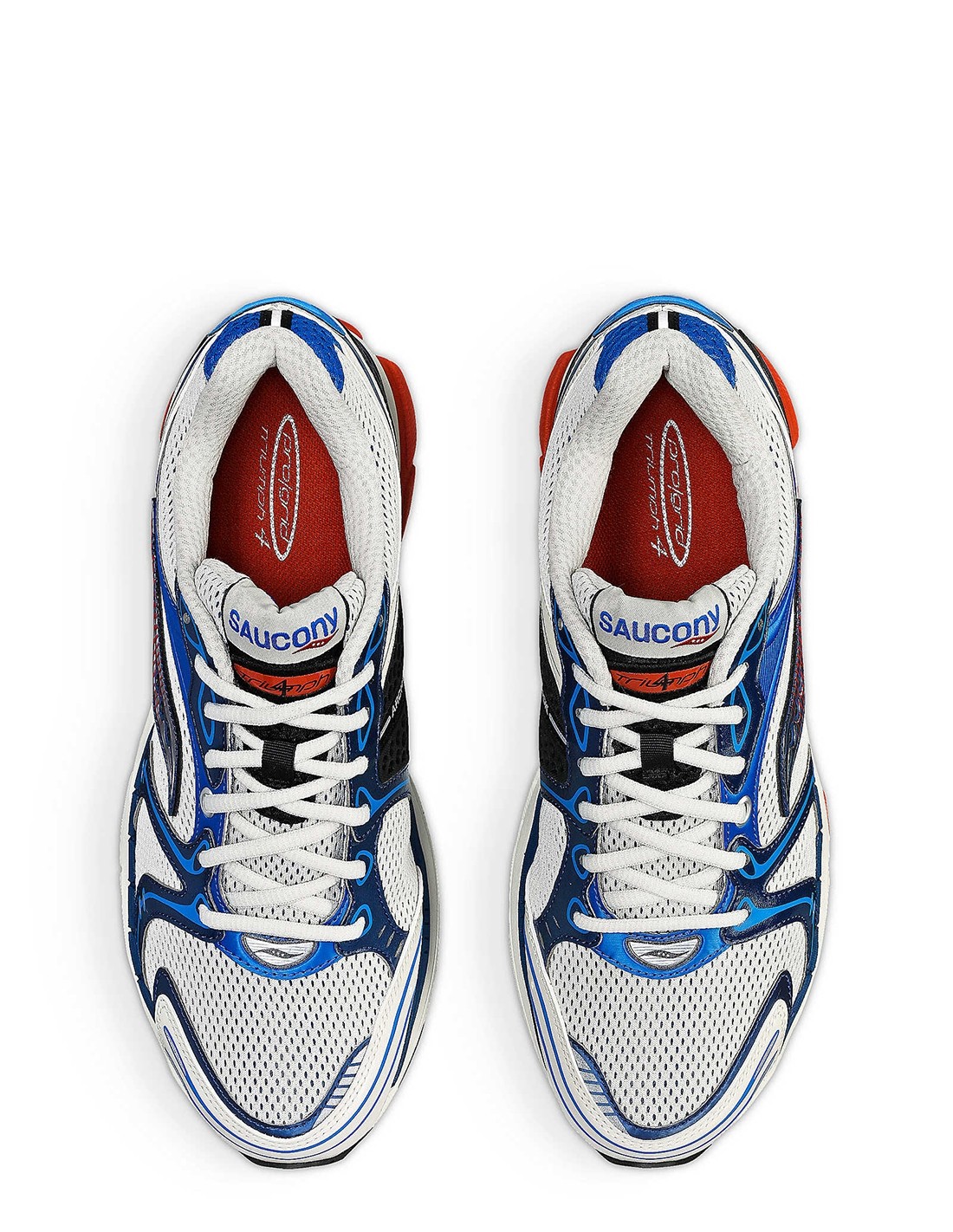 saucony Sneakers Homme Progrid Triumph 4 Blanc/Bleu