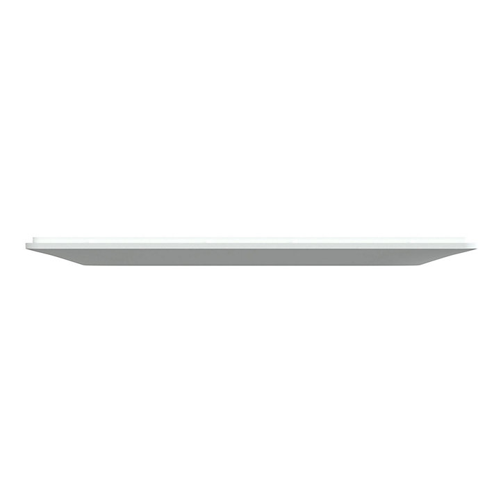 Plaque de finition double horizontale Schneider Electric Ovalis blanc