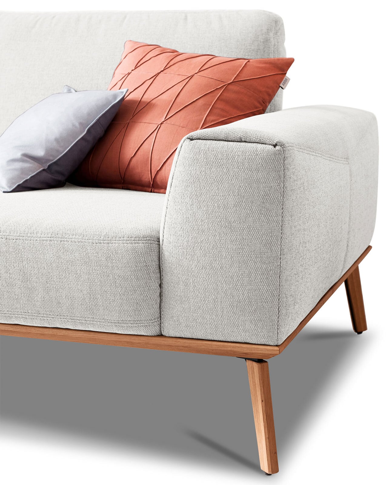 SCHÖNER WOHNEN-Kollektion Sofa 3-Sitzer STAGE Stoff Trend snowweiß