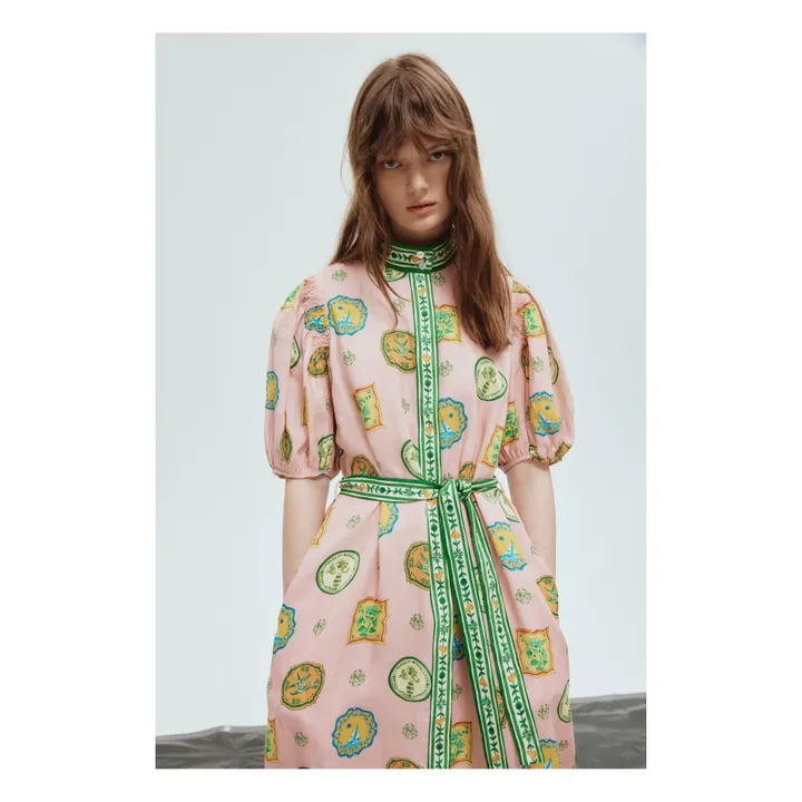 Alémais Robe Porcelain Lin | Rose