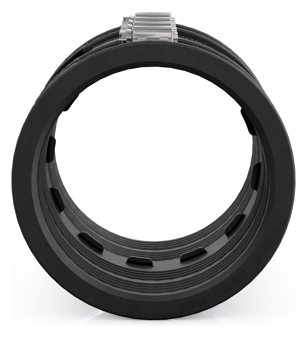 CRASSUS slangadapter type 2B CSC 116, CRA14037, externe adapter voor het aansluiten van twee afvalwaterleidingen met dezelfde afmetingen