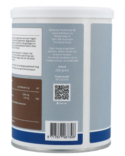 Mattisson HealthStyle Magnesium Bisglycinaat Poeder 200GR