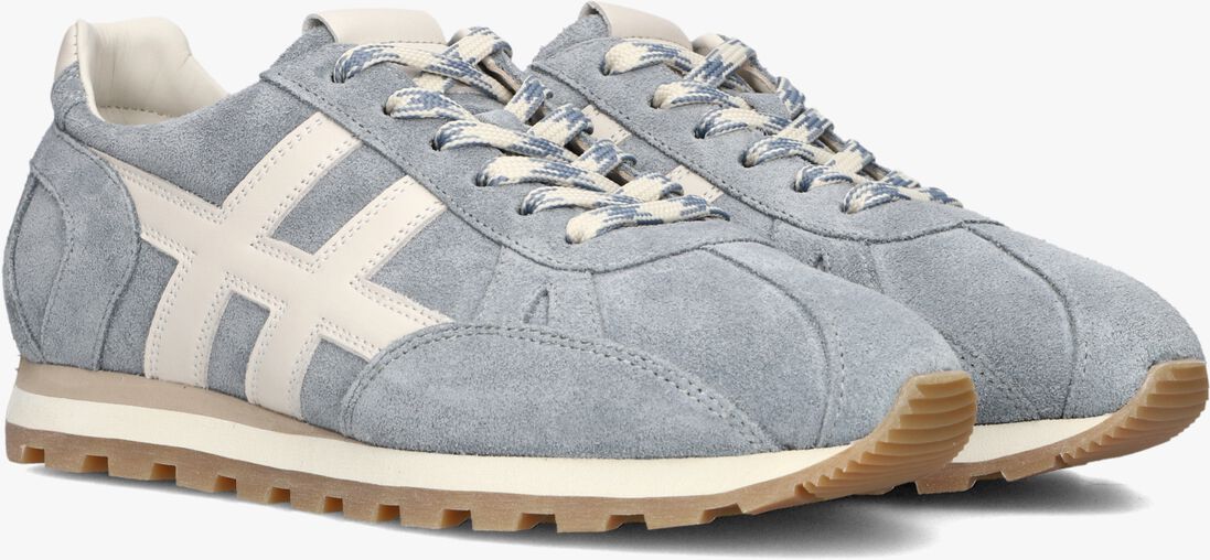 blauwe hogan lage sneakers h701 allacciato h