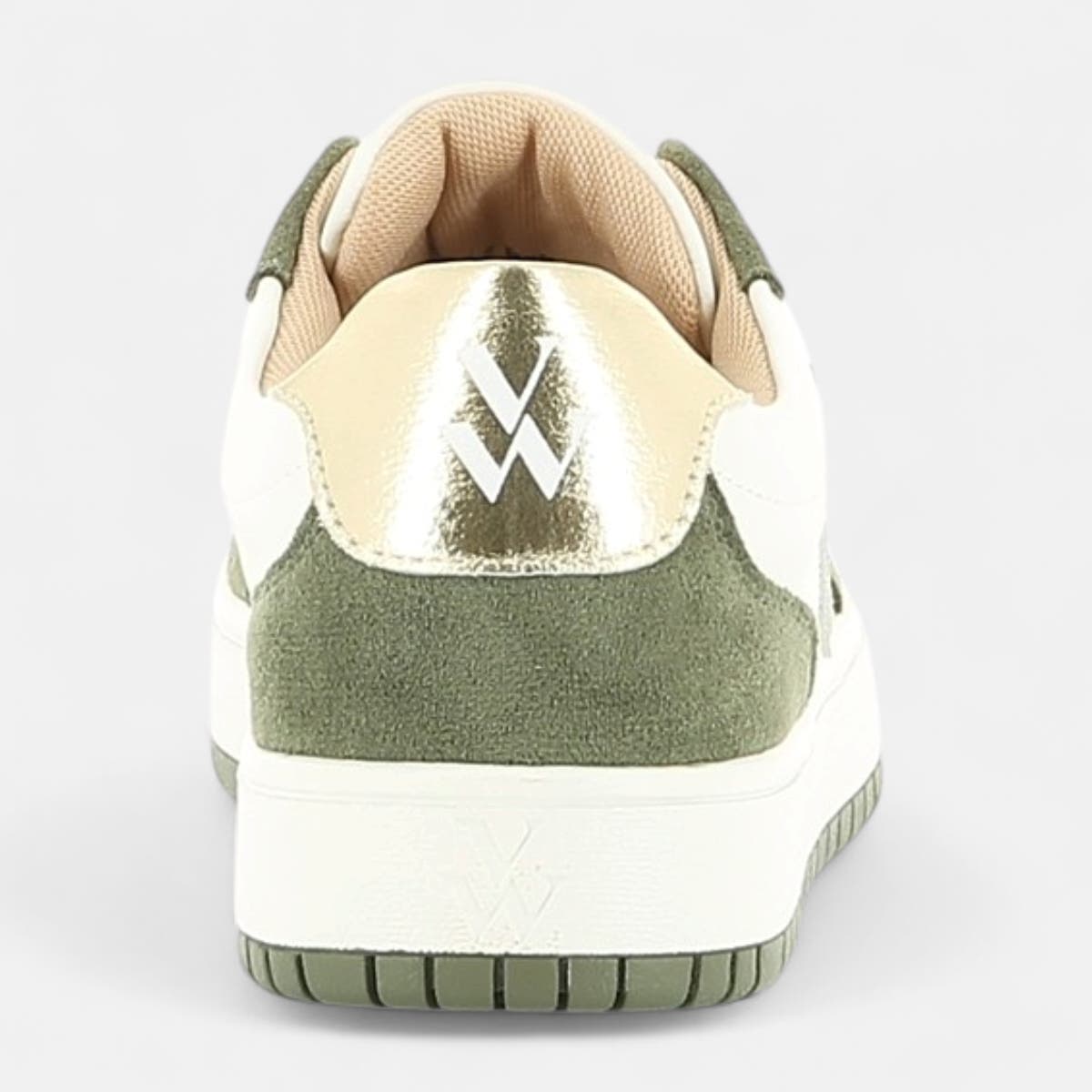 Baskets basses Femme kaki