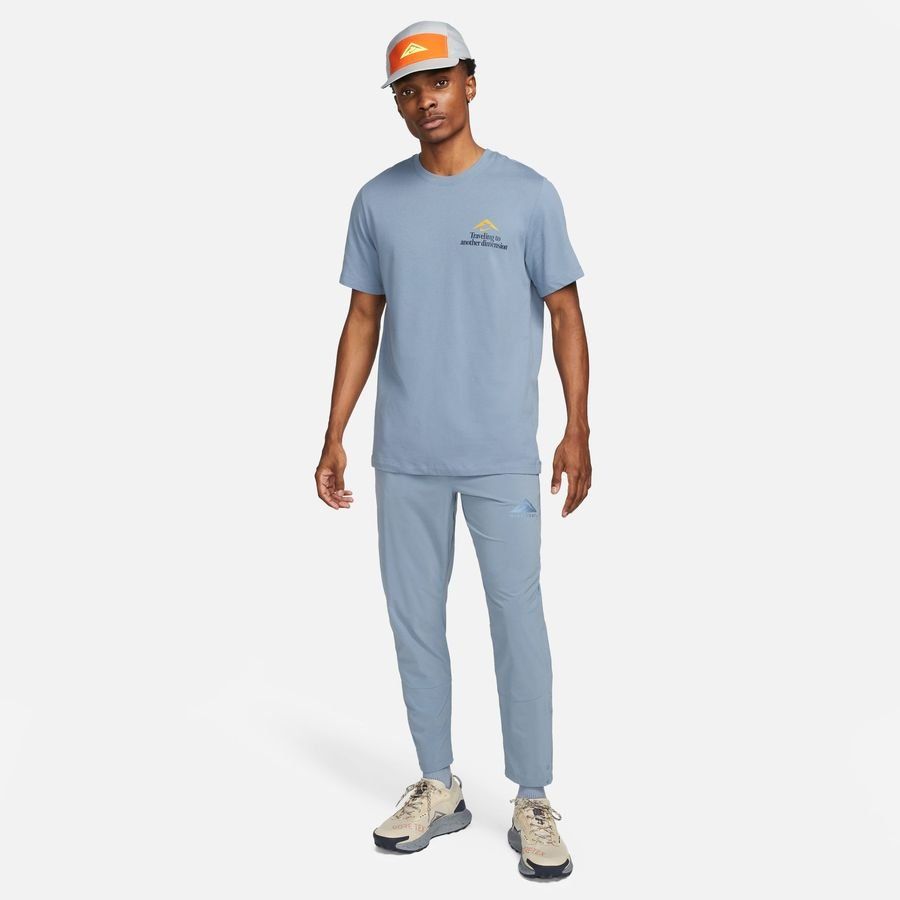 Nike T-shirt Running Dri-FIT Trail - Bleu