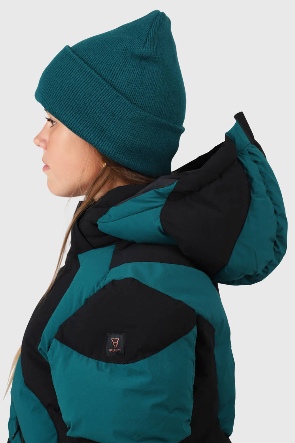 Brunotti ski-jack Marbley groen/zwart