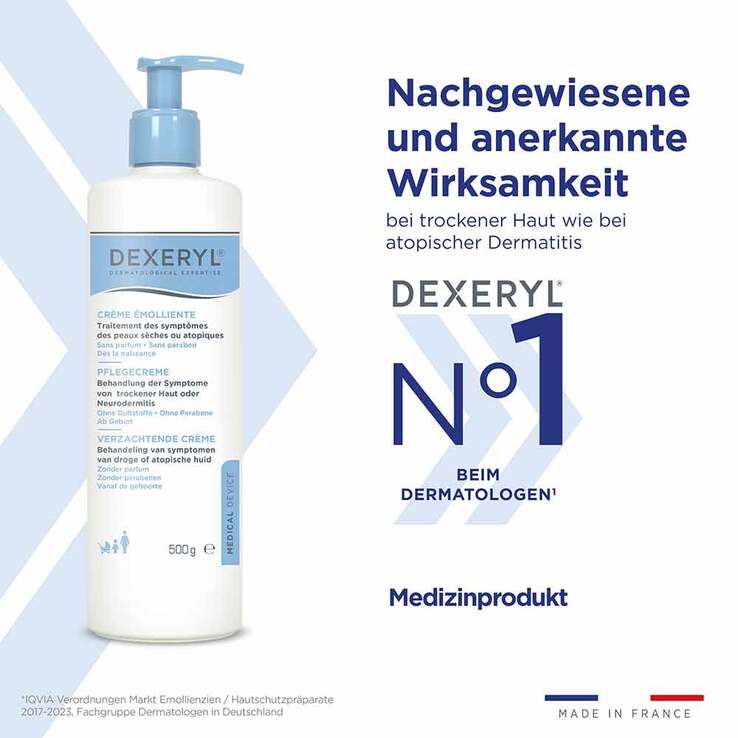Dexeryl Pflegecreme, 2x500 g