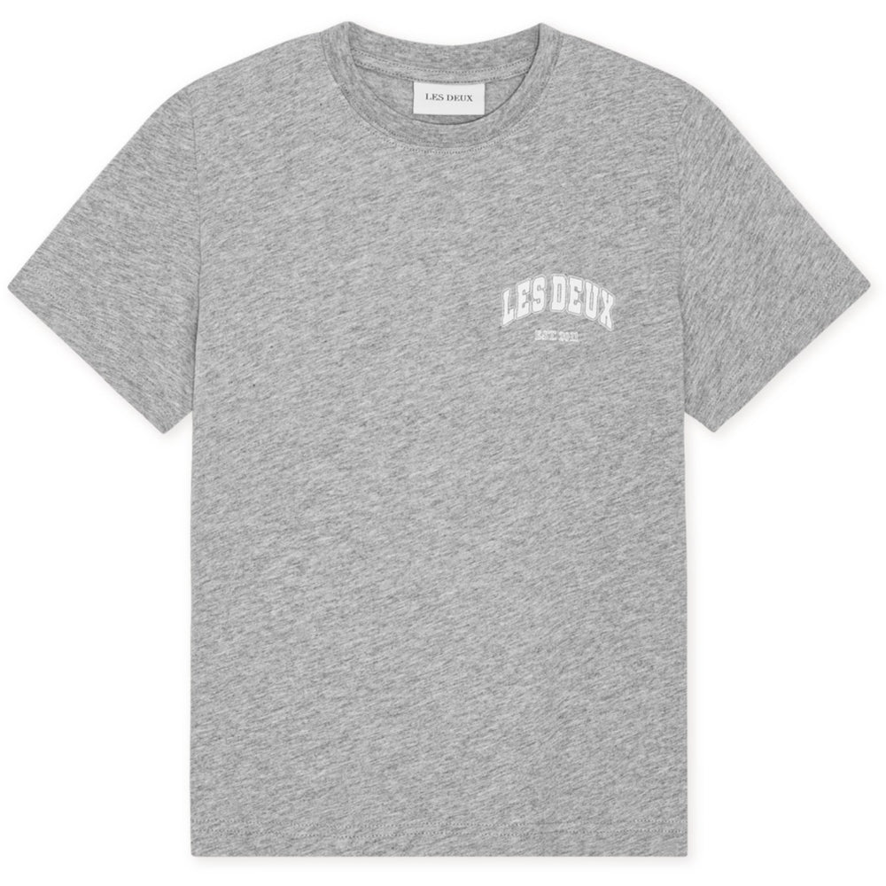 Køb Les Deux Kids Grey Melange Hoop T-Shirt