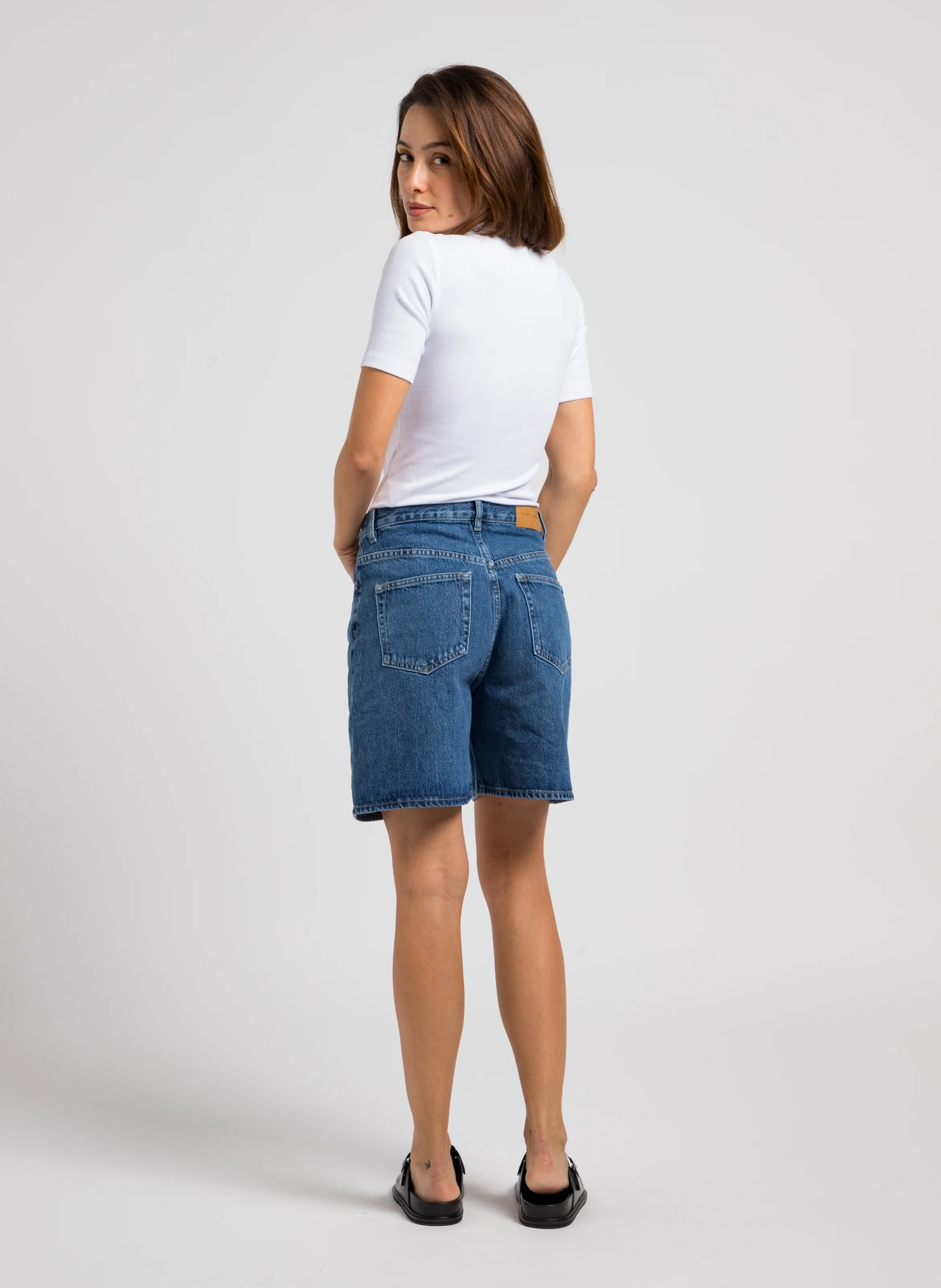 SAALEXO - Tee-shirt manches courtes en coton organique | Blanc