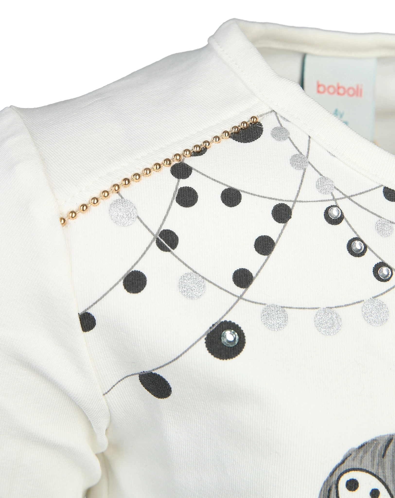 Langarmshirt GRACE in off white