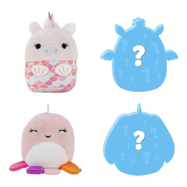 4 mini peluches Squishmallows - Mystère