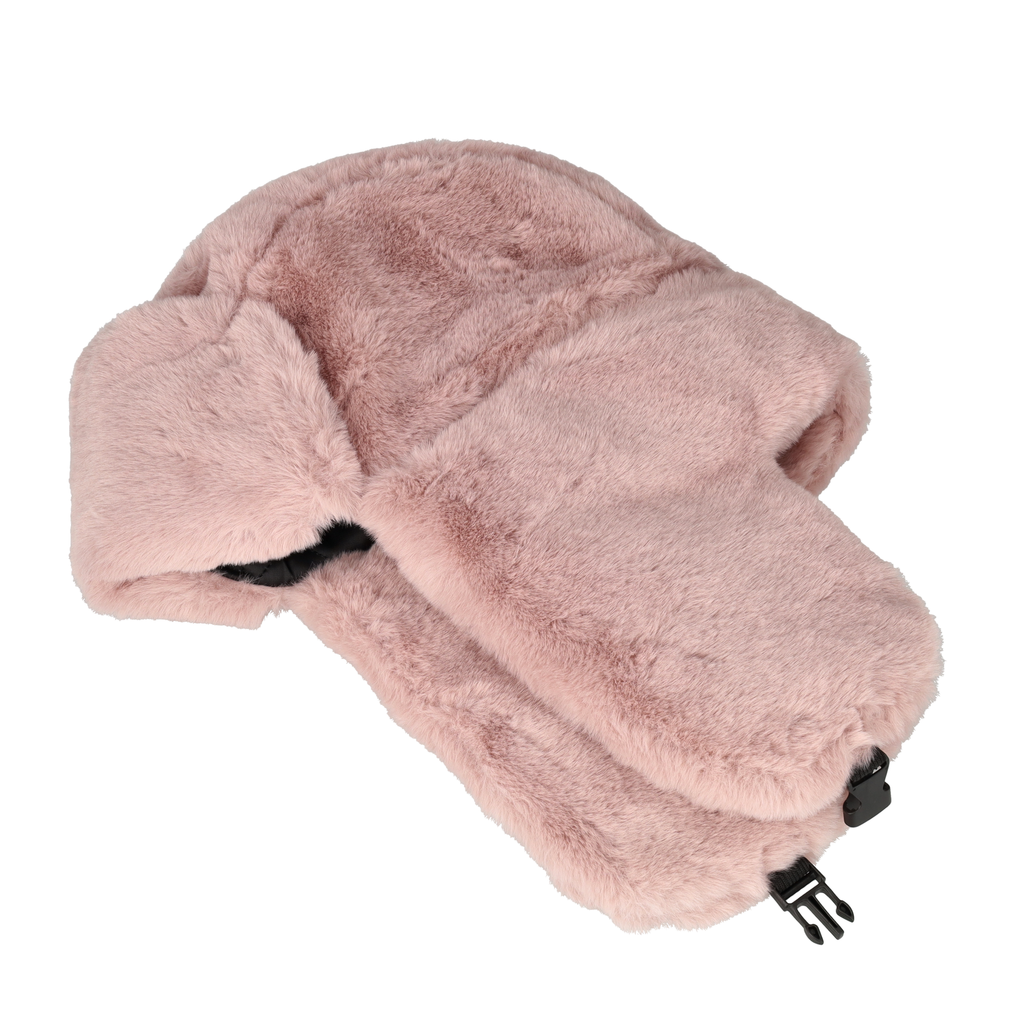 Unisex Fliegermütze Plüsch Pilotenmütze Winter Mütze (One Size) - Rosa