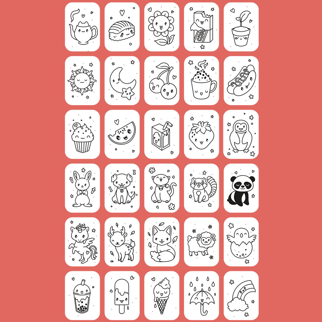 kidywolf tekenbord kidydraw mini - kawai
