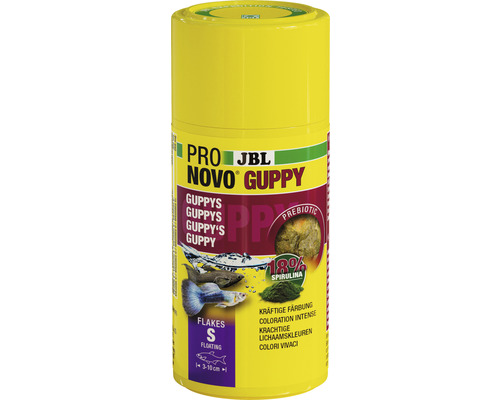 Vlokkenvoer JBL PRONOVO GUPPY FLAKES maat S 100ml