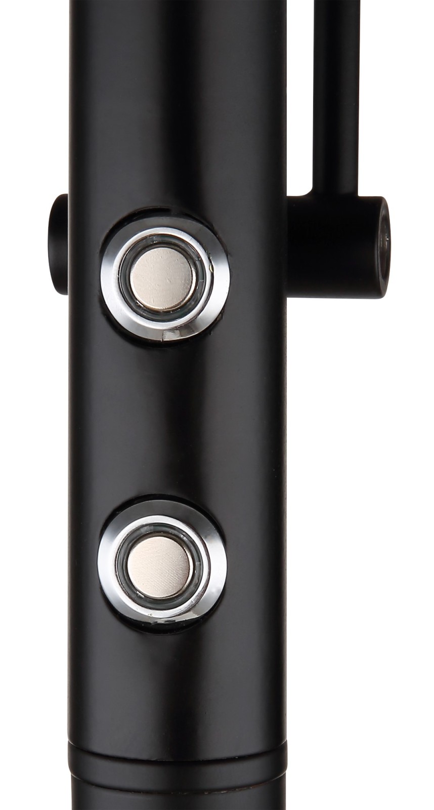 LED-Deckenfluter - schwarz matt-rauchfarben - Touchdimmer