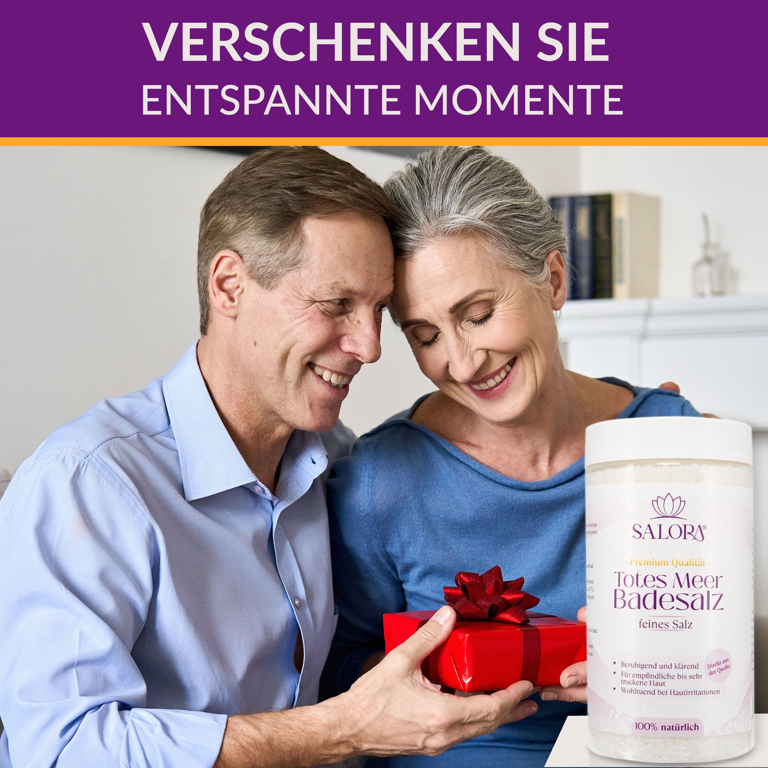 Salora ® Premium reines Totes Meer Badesalz
