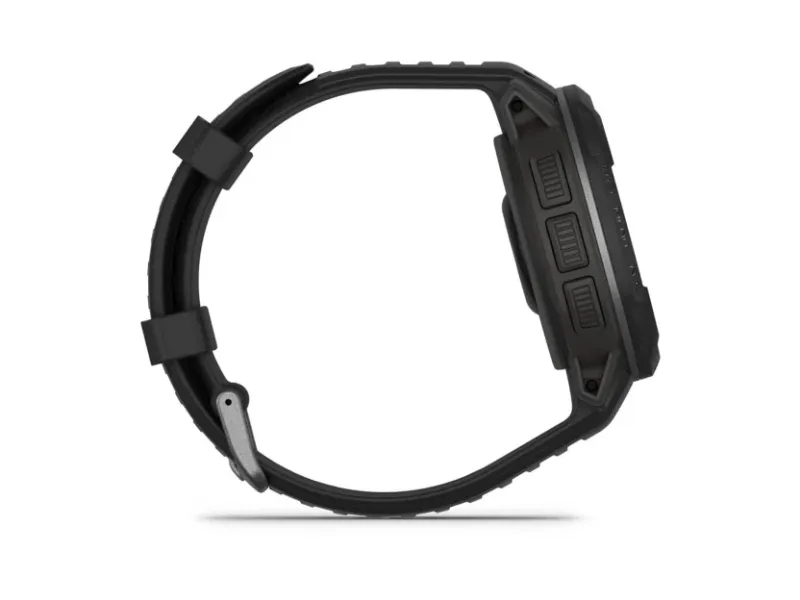 Garmin Instinct Crossover - Standard Edition - 45 mm - fiberforstærket polymer - sportsur med bånd - silikone - håndledsstørrelse: 135-230 mm - monokrom - 64 MB - Bluetooth, ANT  - 65 g - sort