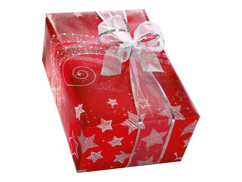 Sigel Christmas - Gaveindpakning - 70 cm x 5 m - 80 g/m² - felys - papir
