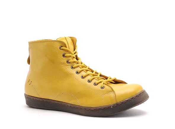 Andrea conti boots bottine plates femme 0344900 jaune