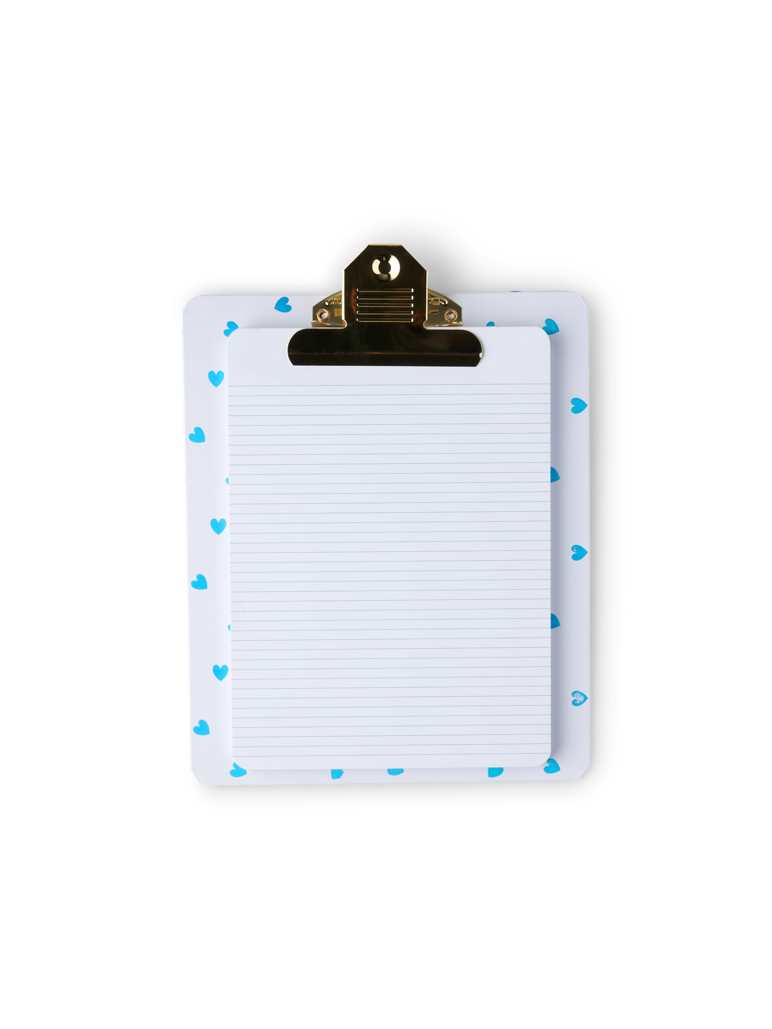 Clipboard med notesblok | Papir/metal. 21,5 x 17,7 cm. 80 ark. | Lavender