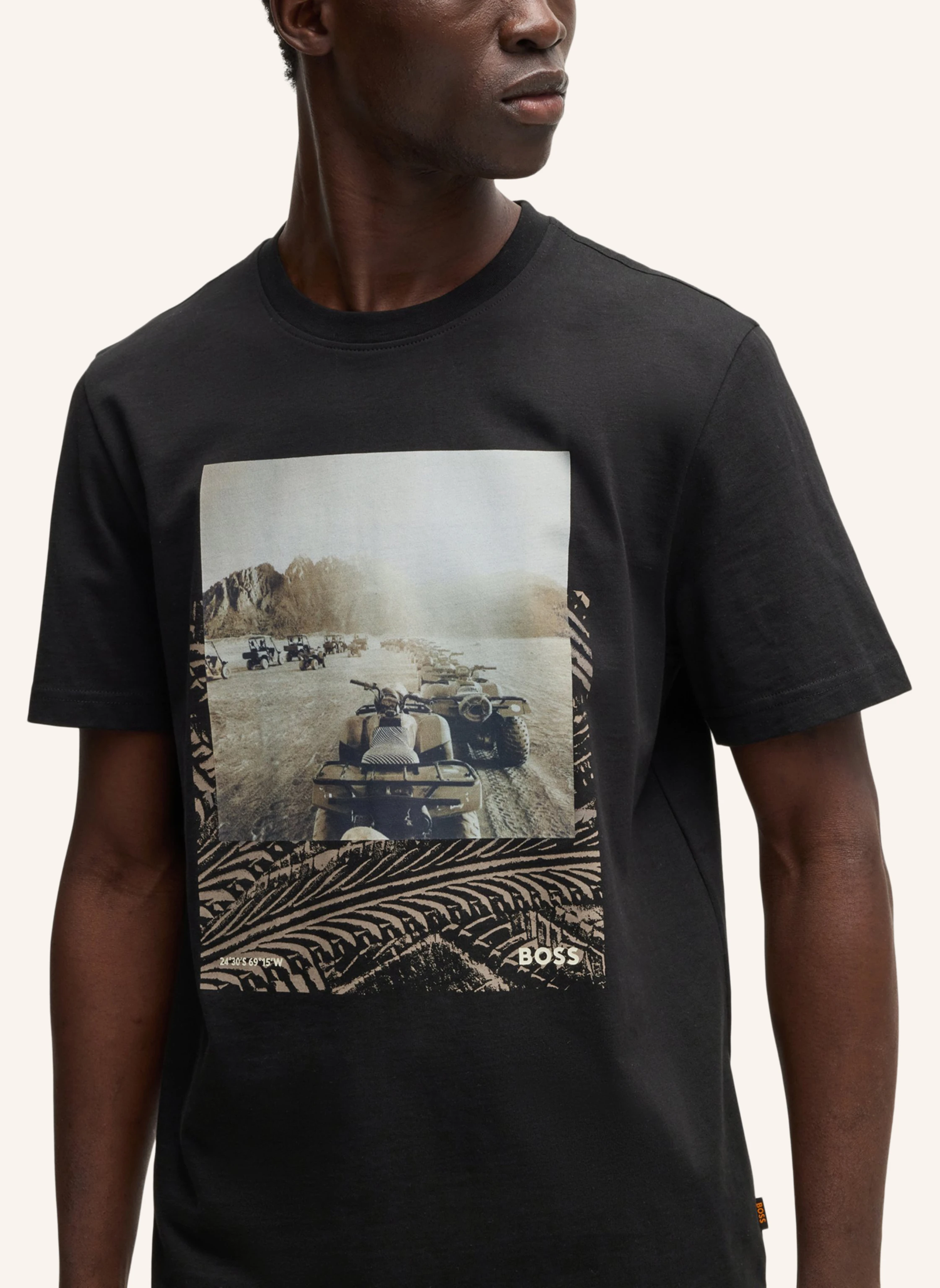 BOSS T-Shirt TE_DUNETRACE Regular Fit