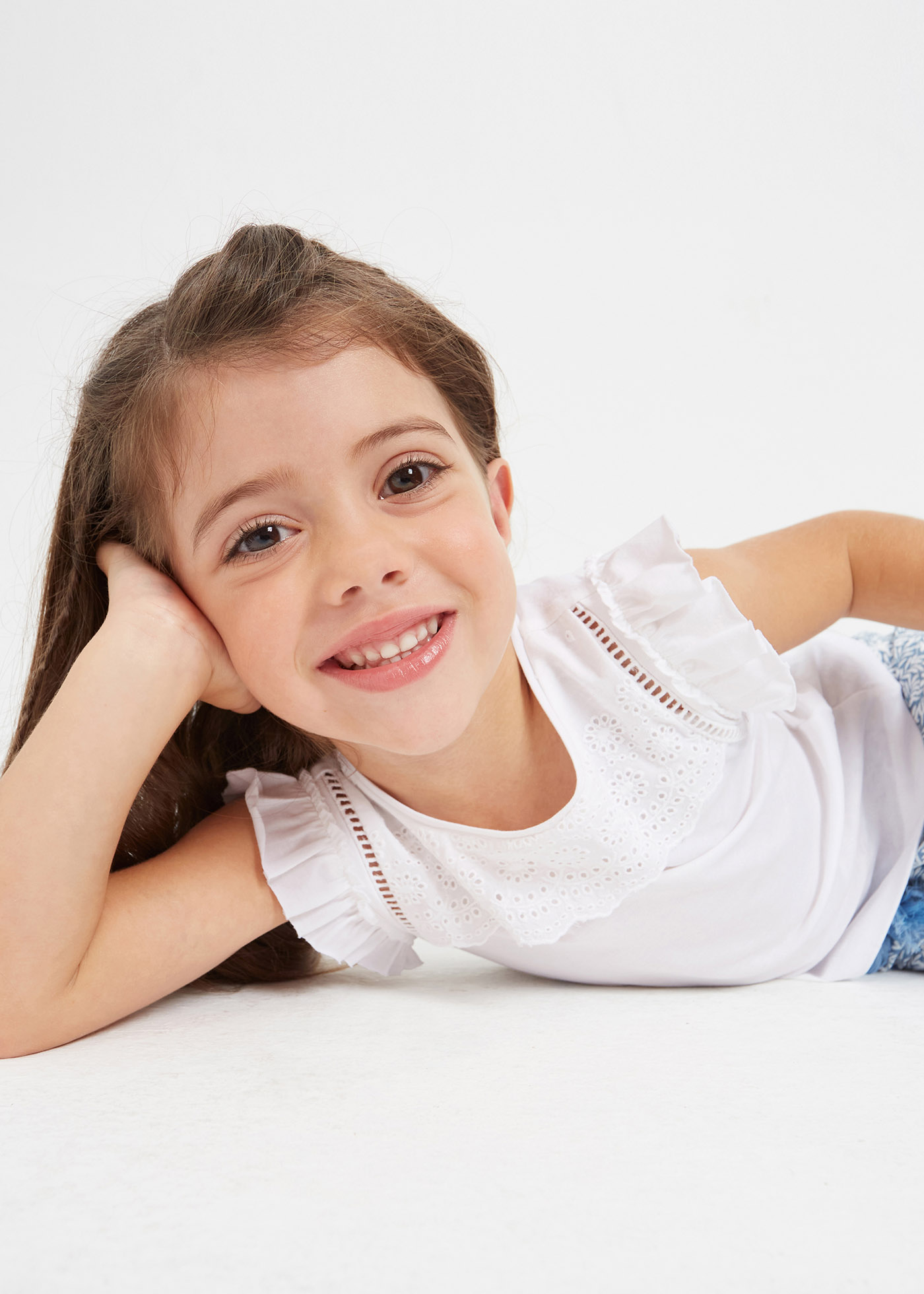 Camiseta regata de algodão sustentável para meninas